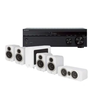 Sony STR-DH790 7.2ch Home Theatre AV Receiver + Q Acoustics 3010i Cinema Pack – Artic White Amplifiers / Receivers from LEConcepts