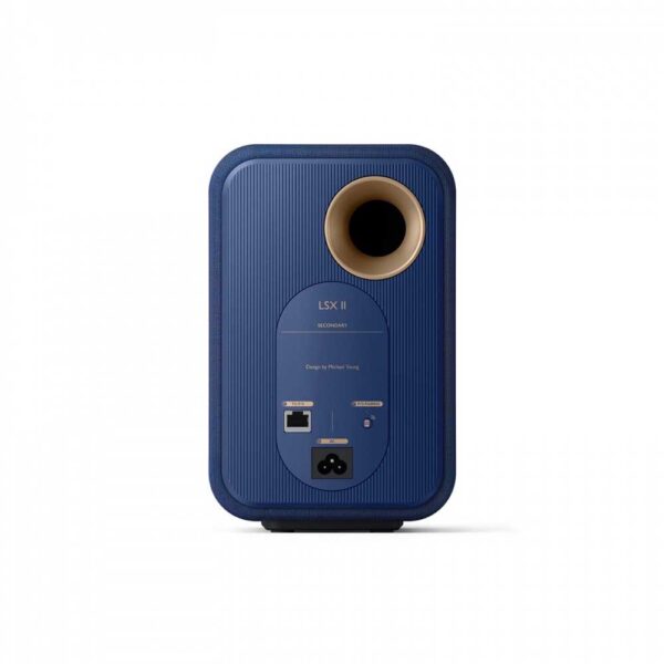 KEF LSX II Wireless Stereo Pair Cobalt Blue Hi-Fi from LEConcepts