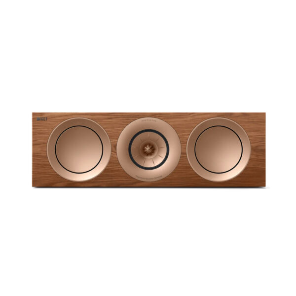 KEF R Series R6 Meta Centre Speaker – Walnut Speakers from LEConcepts