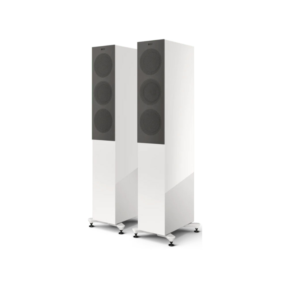 KEF R Series R5 Meta Stereo Pair – Gloss White Speakers from LEConcepts KEF R Series R5 Meta Stereo Pair - Gloss White - Image 3