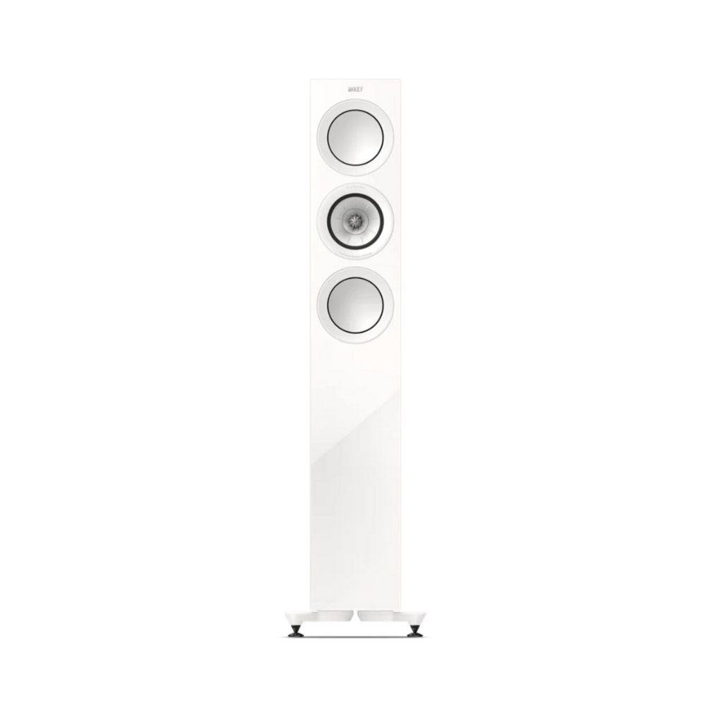 KEF R Series R5 Meta Stereo Pair – Gloss White Speakers from LEConcepts KEF R Series R5 Meta Stereo Pair - Gloss White - Image 2