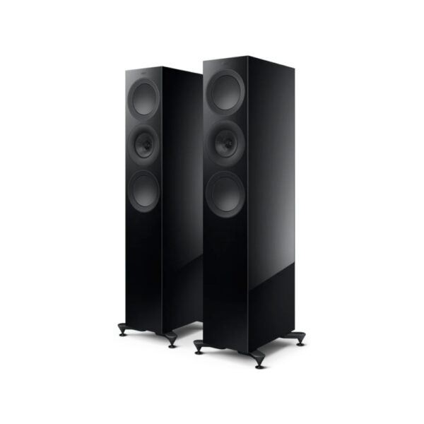 KEF R Series R7 Meta Stereo Pair – Gloss Black Speakers from LEConcepts
