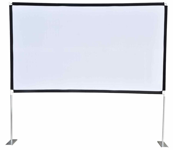 AV Link Fast Fold 100 inch Manual Outdoor Projector Screen 4K Projectors from LEConcepts