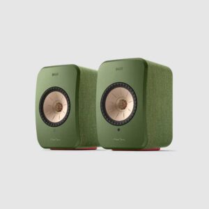 KEF LSX II Wireless Stereo Pair Olive Green Hi-Fi from LEConcepts