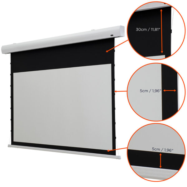 Celexon Screen Home Cinema Tab Tension 100 inch Electric Wide Screen 4K Projectors from LEConcepts