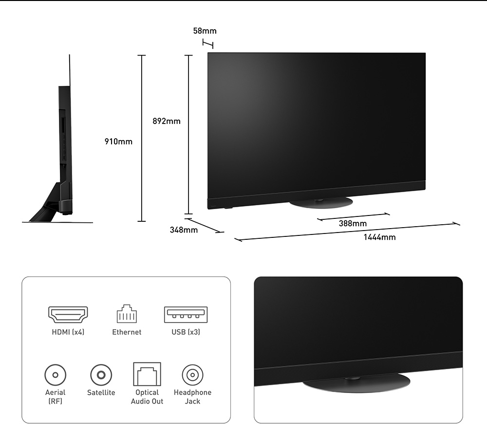 Panasonic TV-65Z90BEB 65 inch Ultra HD 4K OLED Fire TV – SAVE £1 000 OLED 4K TVs from LEConcepts Panasonic TV-65Z90BEB 65 inch Ultra HD 4K OLED Fire TV - SAVE £1 000 - Image 3