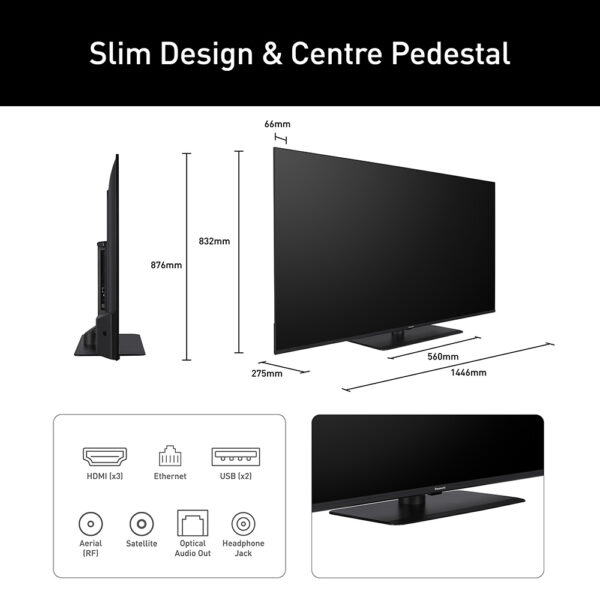 Panasonic TV-65W85BEY 65 inch Ultra HD 4K HDR QLED Fire TV - Image 2