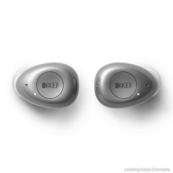 KEF MU3 Truly Wireless Earbuds in Silver Grey - SAVE £30
