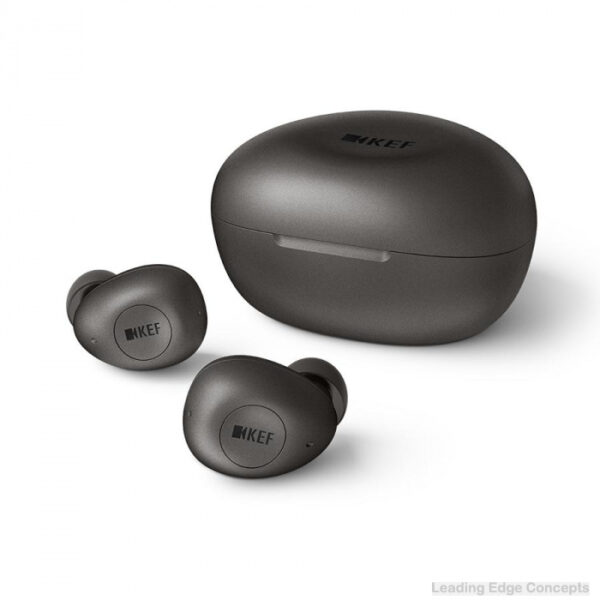 KEF MU3 Truly Wireless Earbuds in Charcoal Grey - SAVE £30