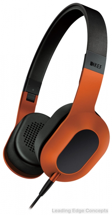 KEF M400 Hi-Fi Headphones - Sunset Orange