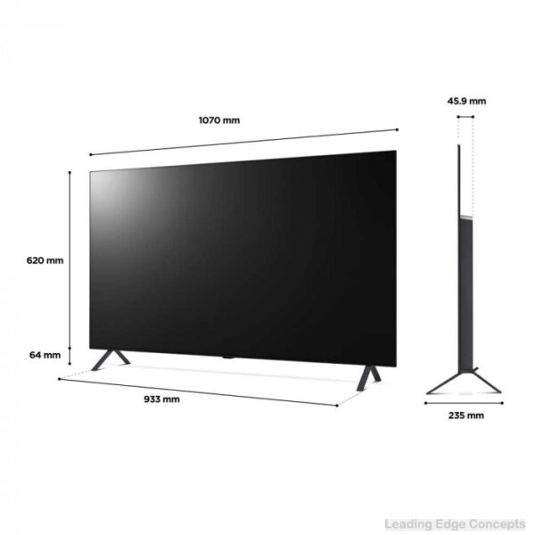 LG OLED48A26LA 48 inch 4K Ultra HD HDR Smart OLED TV - SAVE £150