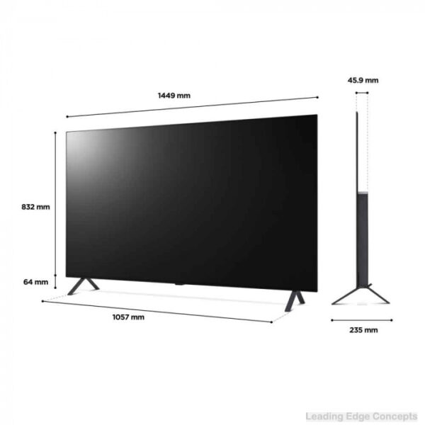 LG OLED65A26LA 65 inch 4K Ultra HD HDR Smart OLED TV - 2022 Range