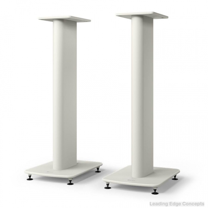 KEF S2 Floor Stand pair – Mineral White Accessories from LEConcepts KEF S2 Floor Stand pair - Mineral White
