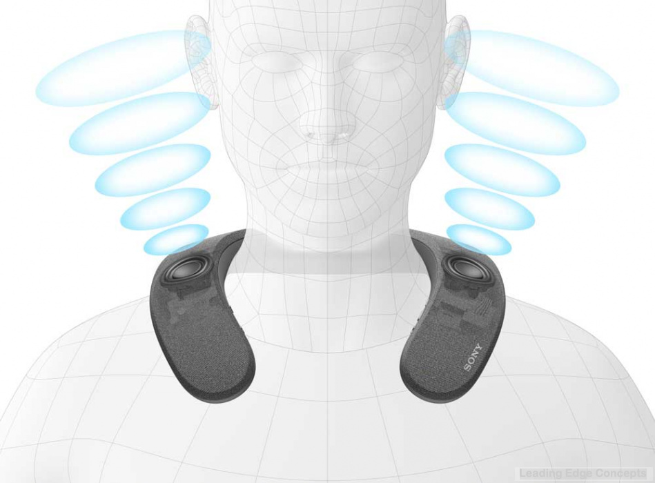 Sony Wireless SRSNS7 neckband speaker Headphones / Earphones from LEConcepts Sony Wireless SRSNS7 neckband speaker